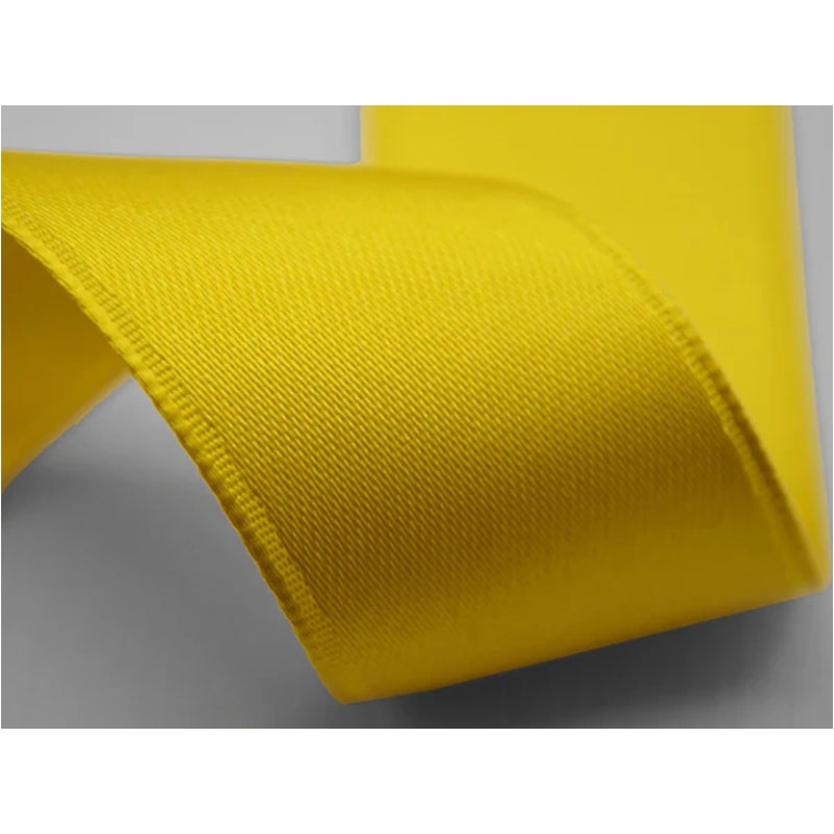 NASTRO DOPPIO RASO 6MMX100MT GIALLO LIMONE 2