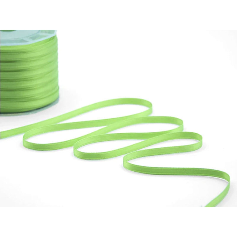 NASTRO DOPPIO RASO 6MMX100MT VERDE LIME
