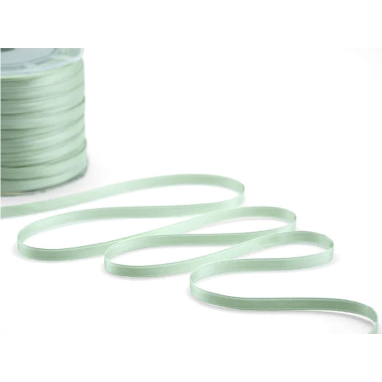NASTRO DOPPIO RASO 6MMX100MT VERDE SALVIA