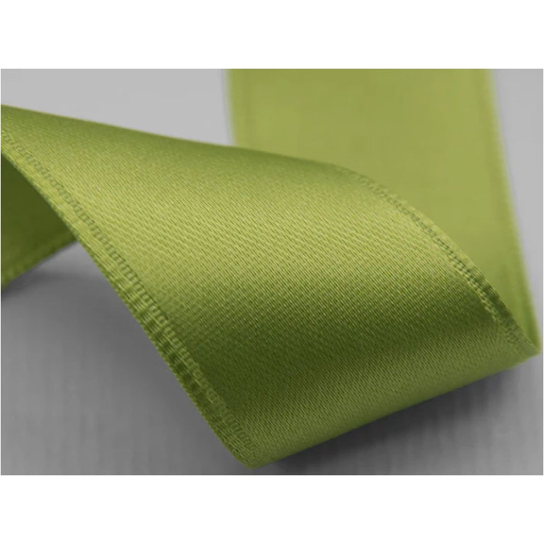 NASTRO DOPPIO RASO 10MMX100MT VERDE OLIVA 2