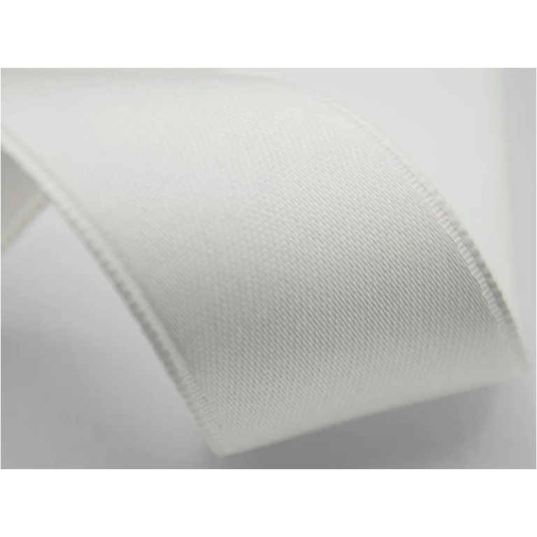 NASTRO DOPPIO RASO 10MMX100MT BIANCO 2