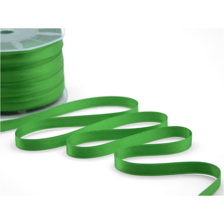 NASTRO DOPPIO RASO 10MMX100MT VERDE BRILLANTE