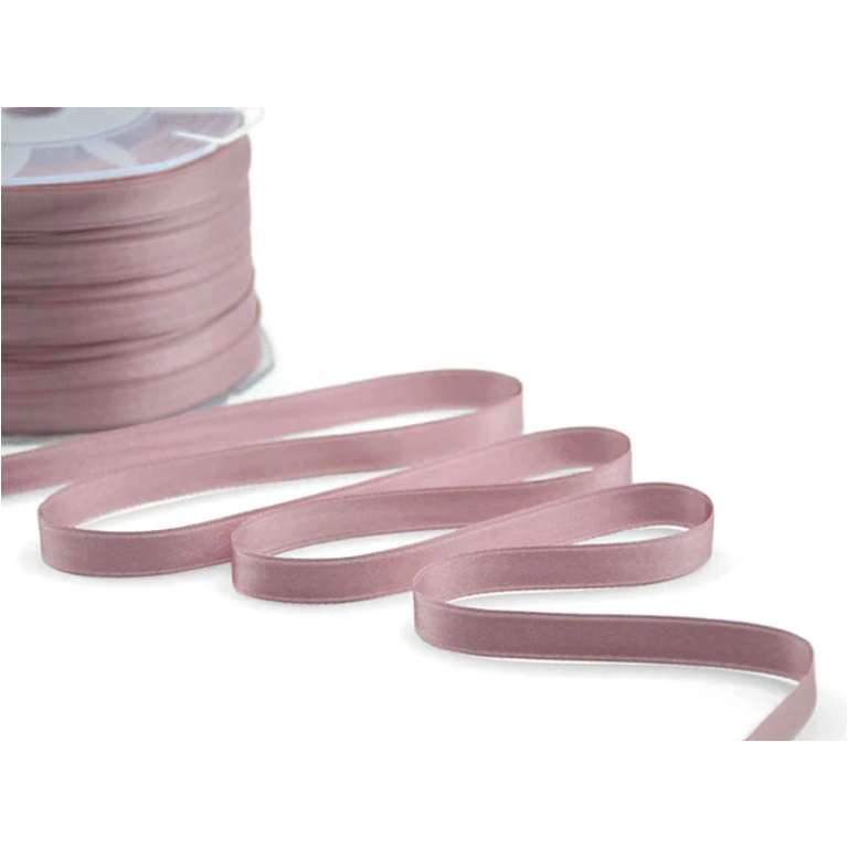 NASTRO DOPPIO RASO 10MMX100MT ROSA ANTICO