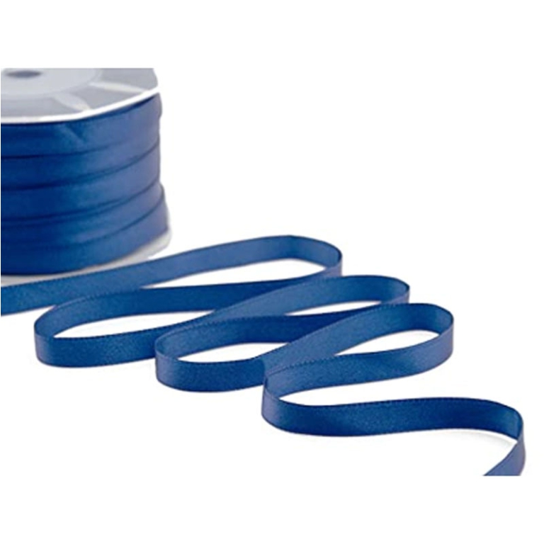 NASTRO DOPPIO RASO 10MMX100MT BLU CINA