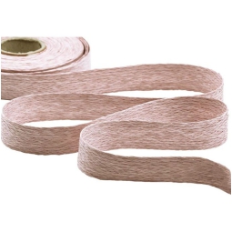 NASTRO CARTA INTRECCIATA 24MM ROSA