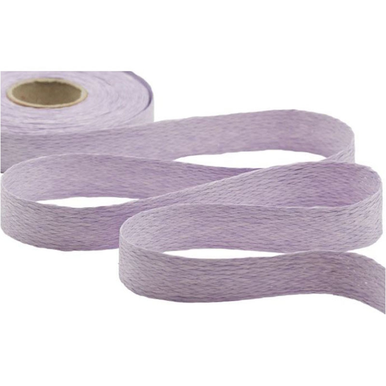 NASTRO CARTA INTRECCIATA 24MM LILLA