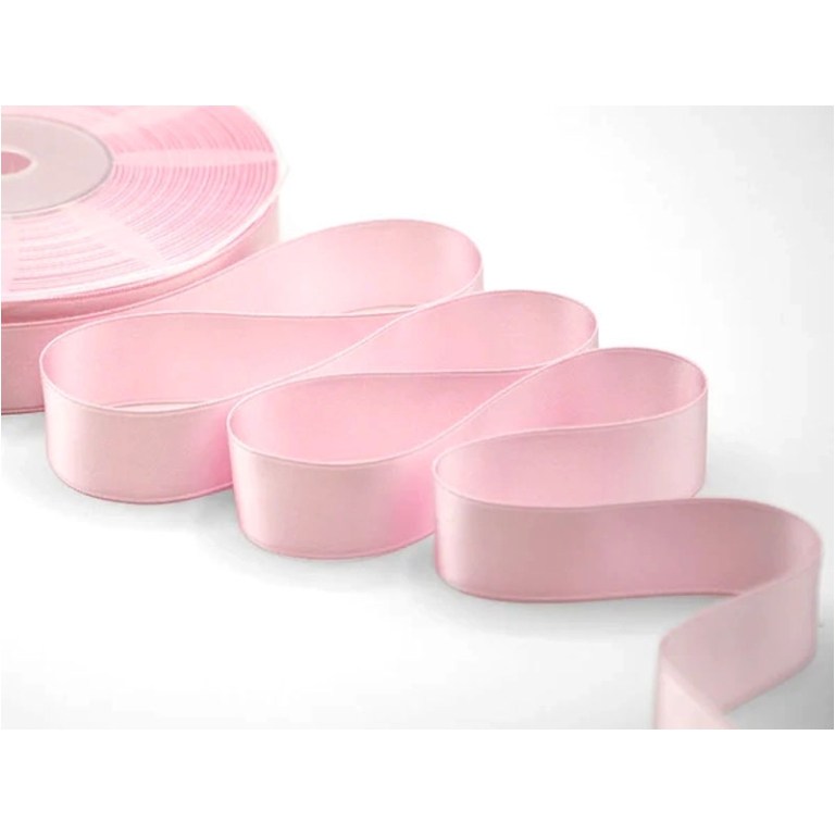 NASTRO DOPPIO RASO 25MMX50MT ROSA BABY