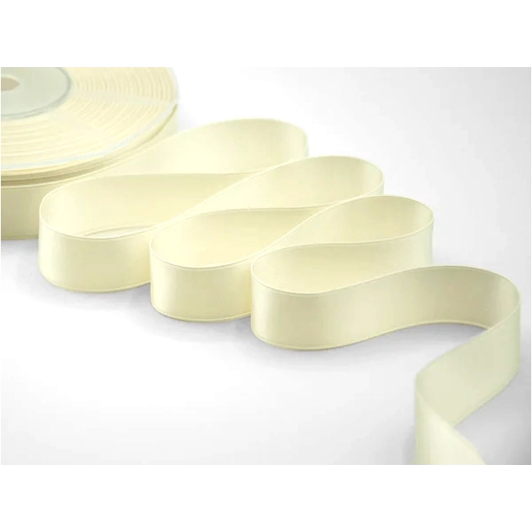 NASTRO DOPPIO RASO 25MMX50MT PANNA