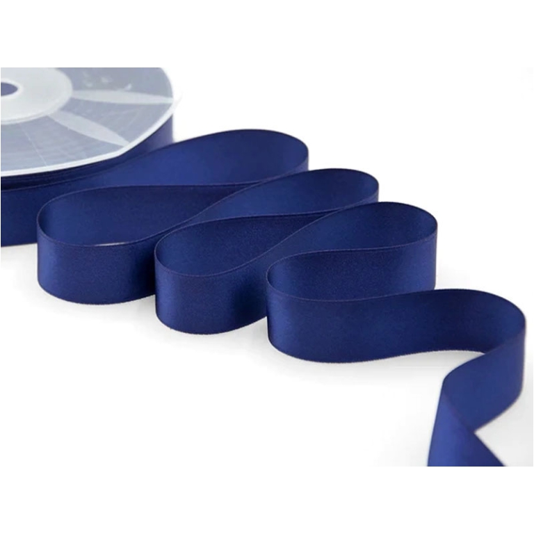 NASTRO DOPPIO RASO 25MMX50MT BLU CINA