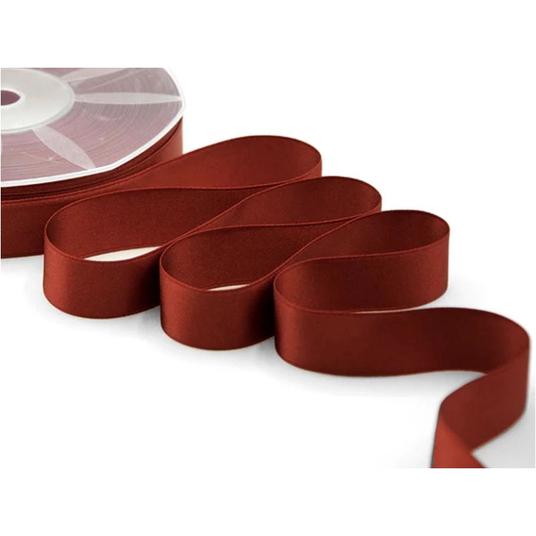 NASTRO DOPPIO RASO 25MMX50MT TERRA BRUCIATA