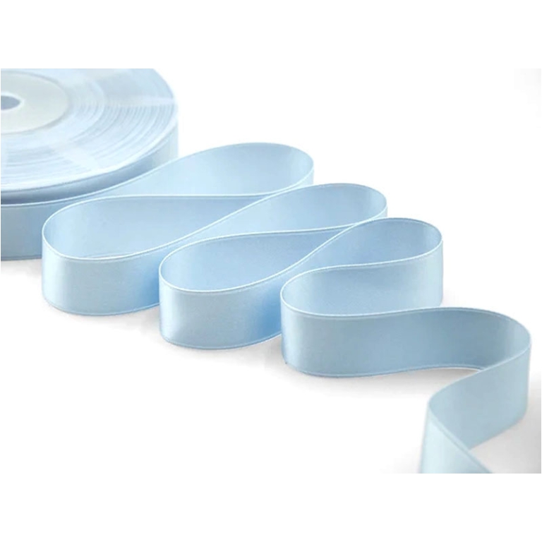 NASTRO DOPPIO RASO 25MMX50MT CIELO BABY