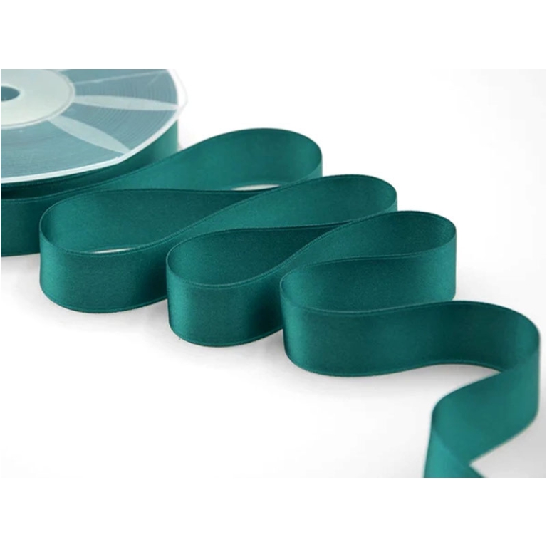 NASTRO DOPPIO RASO 25MMX50MT PETROLIO