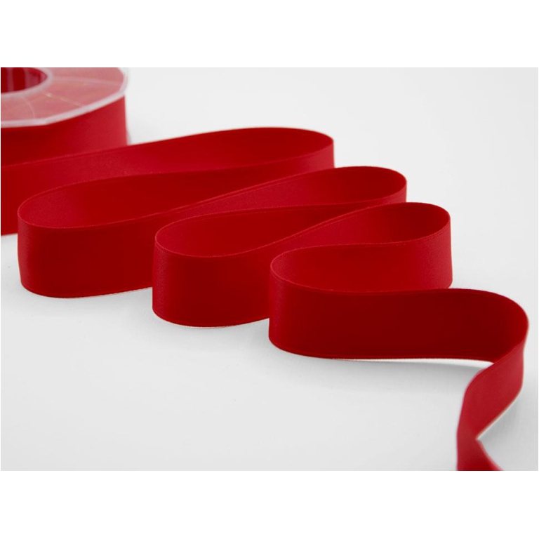 NASTRO DOPPIO RASO OPACO 15MMX20MT ROSSO 31