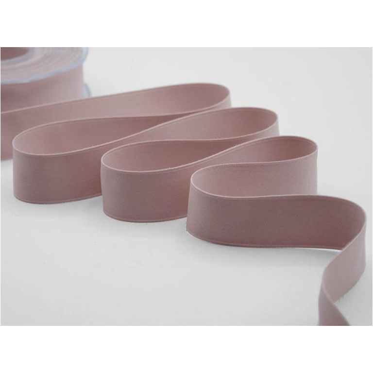 NASTRO DOPPIO RASO OPACO 25MMX20MT ROSA ANTICO 2