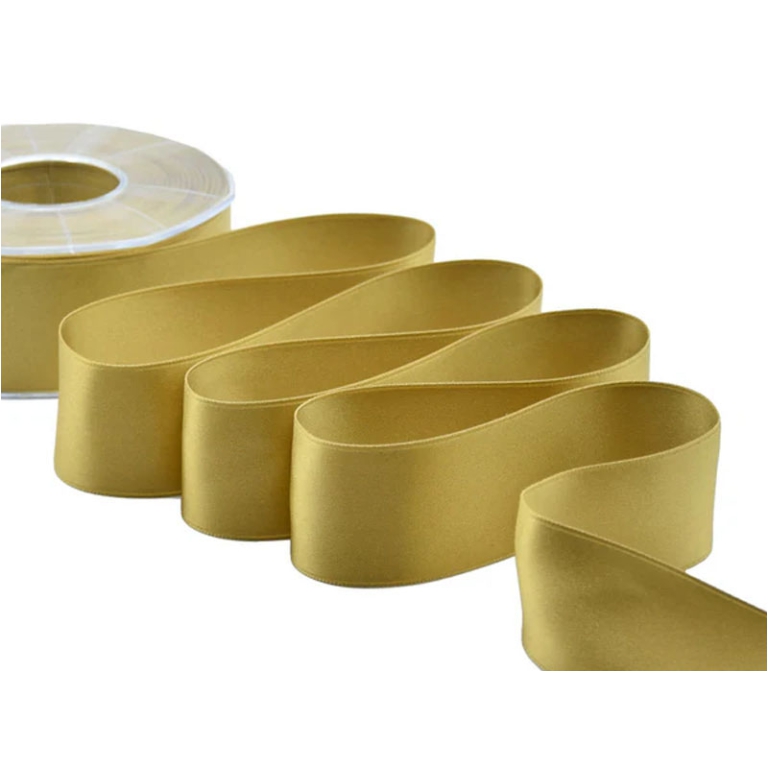 NASTRO DOPPIO RASO 40MMX25MT ORO ANTICO