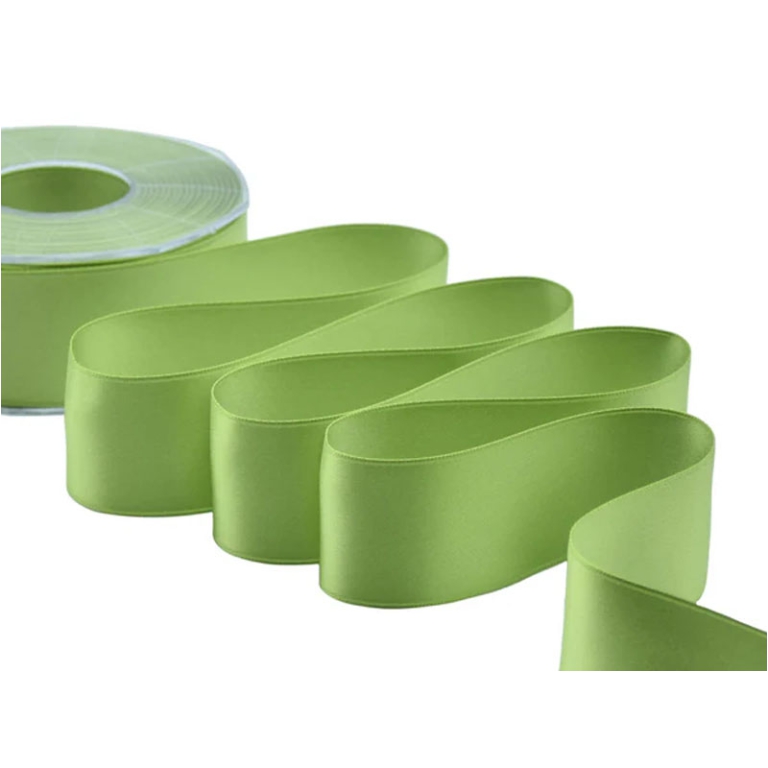 NASTRO DOPPIO RASO 40MMX25MT VERDE OLIVA