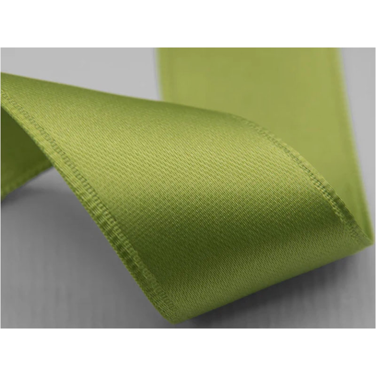 NASTRO DOPPIO RASO 40MMX25MT VERDE OLIVA 2