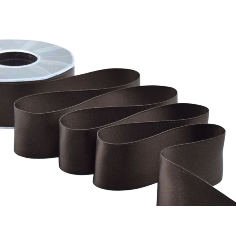 NASTRO DOPPIO RASO 40MMX25MT CIOCCOLATO