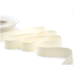 ECO TAFFETÀ 25MMX25MT    100% RICICLATO PANNA