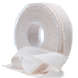 NASTRO CREPÈ EFFETTO SETA 30MMX25MT AVORIO