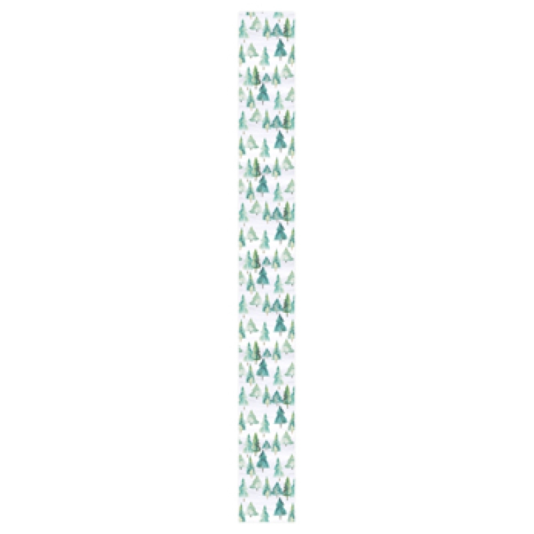 RUNNER L27CM H2,5MT      GARZA BIANCA ABETI VERDI