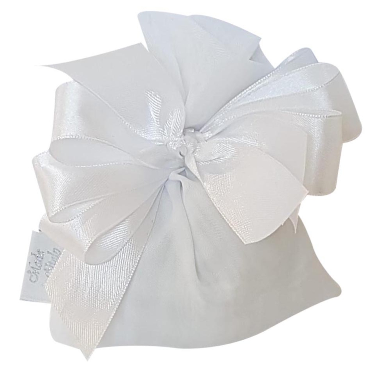 SACCHETT0 MANAUS ORGANZA LIN.10PZ 10X12CM BIANCO