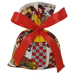 SACCHETTO CALTAGIRONE    10PZ L8H10CM