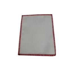 SACCHETTO FEDERICA 10PZ  L10H13CM BIANCO BDO ROSSO