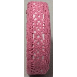 NASTRO PIZZO MM15X1,8MT  ROSA ADESIVO