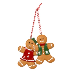 DECORO OMINO MARZAPANE 2 PEZZI 6XH8,5CM DA APPENDERE