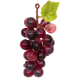 PICK GRAPPOLI D'UVA ROSSA 6PZ 3H6CM