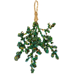 PICK H15CM VISCHIO VERDE GLITTER DA APPENDERE 12PZ