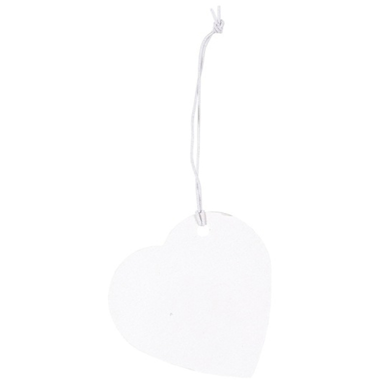 CHIUDIPACCO CUORE 48PZ   CARTONCINO BIANCO 4CM 2