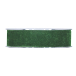 NASTRO MM25X7MT VELLUTO  VERDE BOSCO