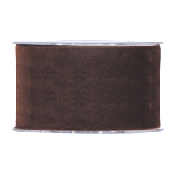 NASTRO MM63X7MT VELLUTO  MARRONE TESTA DI MORO