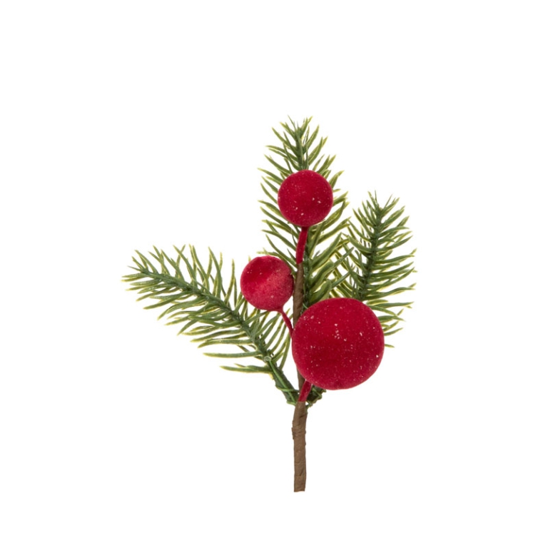 PICK BACCHE 12PZ H12CM   ROSSO