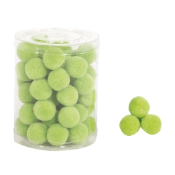 POMPON 2CM 48PZ VERDE CHIARO