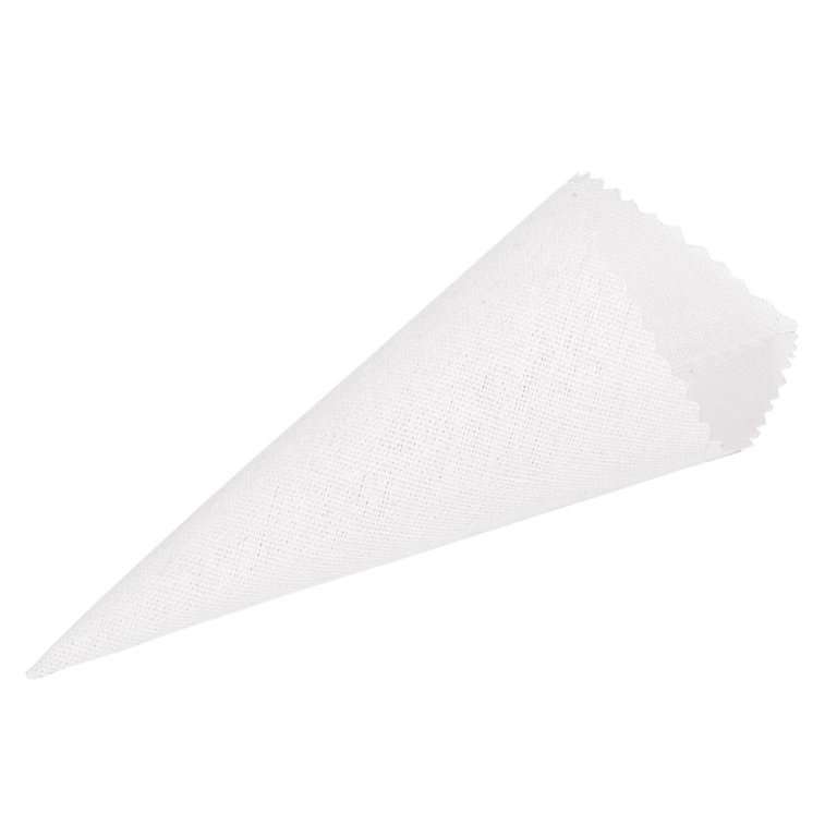 CONO PORTARISO 10PZ D6H18CM COTONE BIANCO