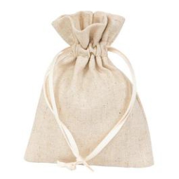 BUSTA COTONE 10PZ 9X12CM NATURALE