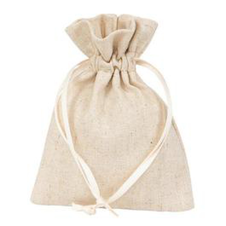 BUSTA COTONE 10PZ 9X12CM NATURALE