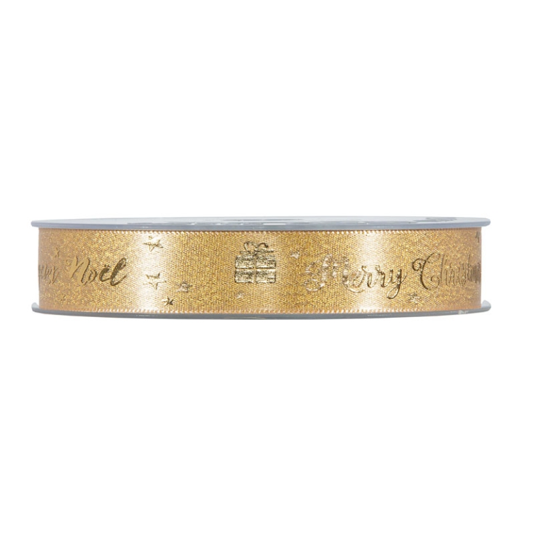 NASTRO TESSUTO 15MMX20MT ORO AUGURI ORO