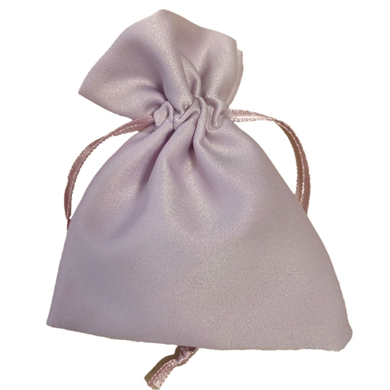 SACCHETTO TESSUTO D8H10CM GLICINE 10PZ