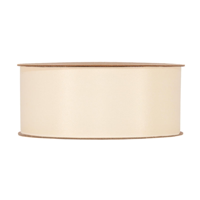 NASTRO RICICLATO RASO    OPACO MM25X20MT BEIGE