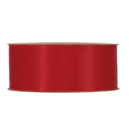 NASTRO RICICLATO RASO    OPACO MM25X20MT ROSSO