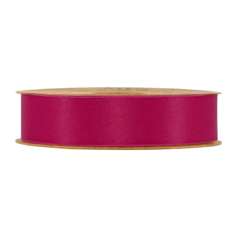 NASTRO RICICLATO RASO    OPACO MM15X20MT FUCSIA