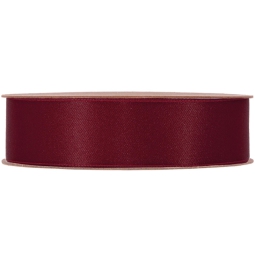 NASTRO RICICLATO RASO    OPACO MM15X20MT BORDEAUX