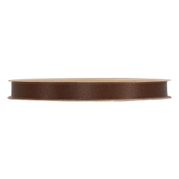 NASTRO RICICLATO RASO OPACO MM10X20MT MARRONE