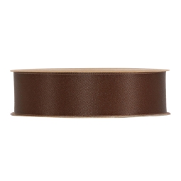 NASTRO RICICLATO RASO OPACO MM15X20MT MARRONE