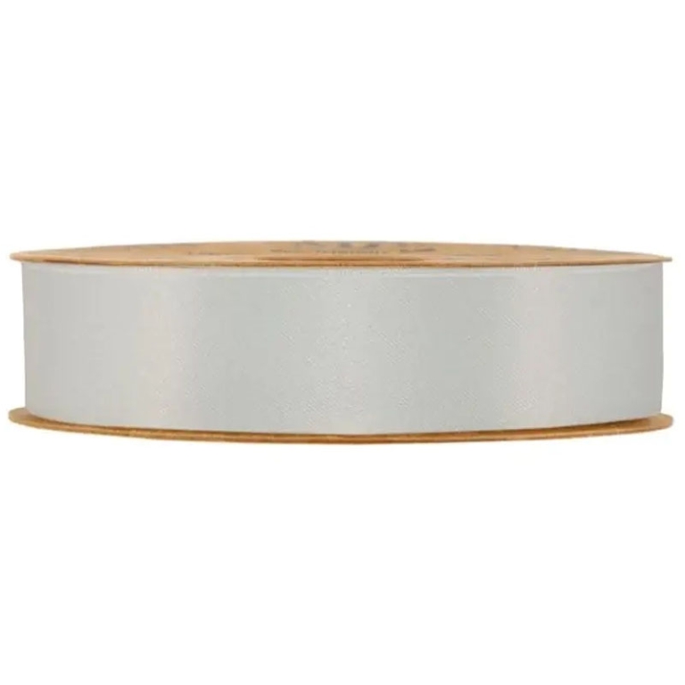 NASTRO RICICLATO RASO    OPACO MM25X20MT ARGENTO