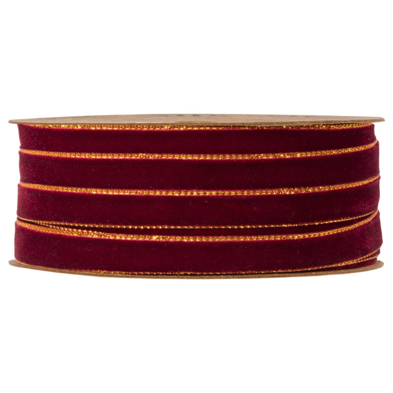 NASTRO VELVET DREAM MM9X20MT BORDEAUX